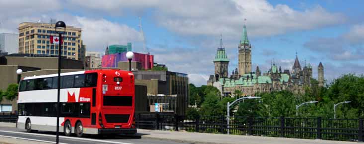 OC Transpo Alexander Dennis Enviro500MMC 8137